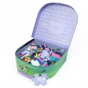 Puzzle w walizce - Śpiąca Królewna, 104 el.