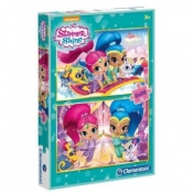 Puzzle 2x20 elementów Shimmer i Shine