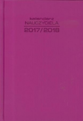 Kalendarz Nauczyciela 2017/2018 Różowy nubuk
