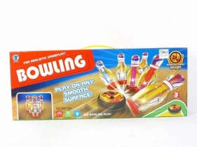 Kręgle 6 sztuk ze światłem + krążek na sprężone powietrze (AE007786)
