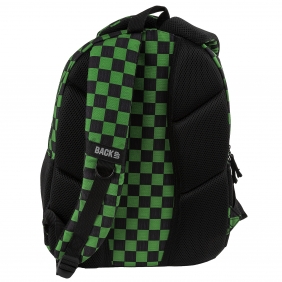 Plecak backup 8 X73 - Szachownica Zielony