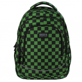 Plecak backup 8 X73 - Szachownica Zielony