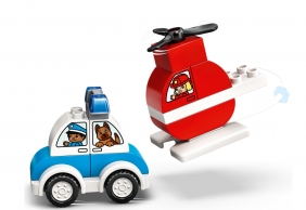 Lego Duplo: Helikopter strażacki i radiowóz (10957)