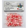 Koraliki plastikowe 10mm koralowe ombre 50szt