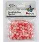 Koraliki plastikowe 10mm koralowe ombre 50szt