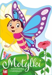 Motylki. Kolorowanka z naklejkami - Opracowanie zbiorowe