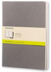 Zestaw 3 zeszytów Cahier Journals 19x25 gładki