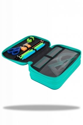 Coolpack, Piórnik potrójny z wyposażeniem Jumper 3 - Tropic (F067965)