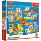 Puzzle 4w1 Biegnące pieski Psi Patrol (Paw Patrol) (34628)