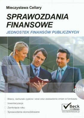 Sprawozdanie finansowe Jednostek finansów publicznych z płytą CD - Cellary Mieczysława