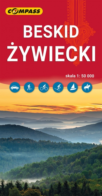 Beskid Żywiecki. Mapa turystyczna w skali 1: 50 000