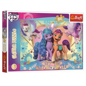 Trefl, Puzzle 100: My Little Pony - Brokatowe Kucyki (14828)