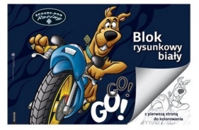 Blok rysunkowy A4 Scooby Doo biały 20 kartek