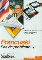 Francuski Pas de probleme! Poziom zaawansowany (Uszkodzona okładka) - Pleciński Jacek
