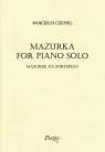 Mazurek na fortepian solo Wojciech Czepiel