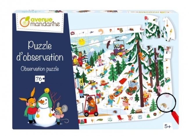 <img src='https://webimage.pl/pics/283/0/d3609510500283.jpg' style='height:440px' /> Puzzle obserwacyjne - Góry zimą