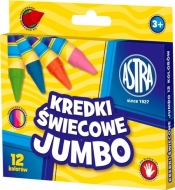 Kredki Świecowe Jumbo 12 kolorów bls ASTRA