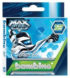 Kredki Bambino 12 kolorów Max Steel - <br />