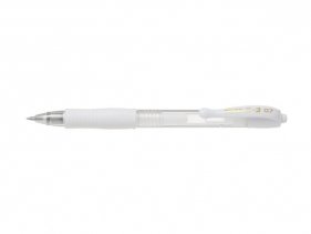 Długopis żelowy Pilot G-2 Pastel - biały (BL-G2-7-PAW)