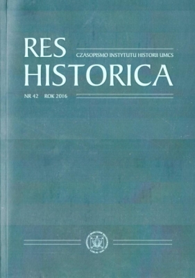 Res Historica T.42 - Opracowanie zbiorowe