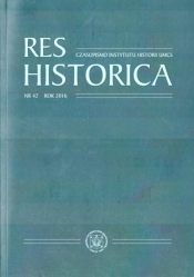 Res Historica T.42 - Praca zbiorowa