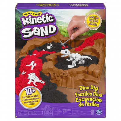 Kinetic Sand Zestaw Wykopalisko dinozaurów 454g