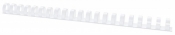 Grzbiety do bindowania Office Products A4 19 mm plastikowe 100 sztuk białe (Nr 20241915-14)