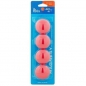 Magnesy do tablic czerwone 40mm/4szt. - gładkie (GM303-PC4)