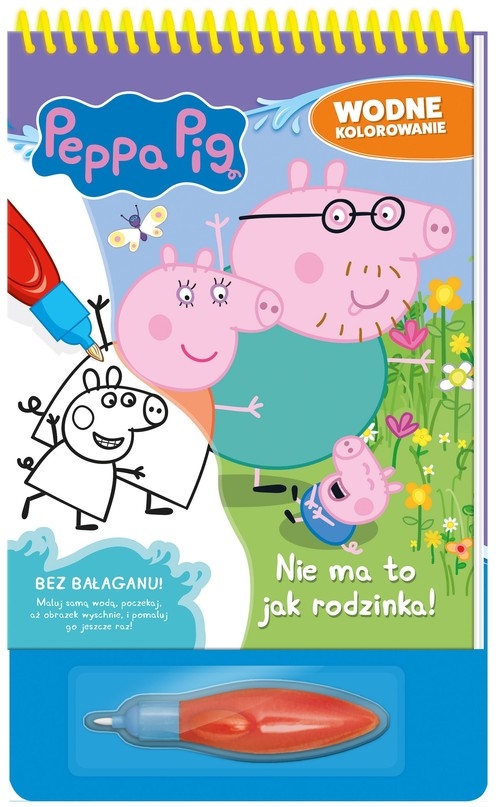 Peppa Pig Wodne kolorowanie 13 Nie ma to jak rodzinka!