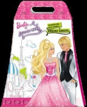 Barbie™ w świecie mody - K 222 zestaw 4 książki + kredki - Opracowanie zbiorowe