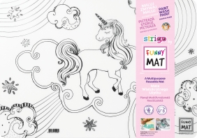 Strigo, Mata transparentna Funny Mat - Unicorn