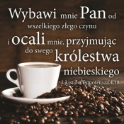 Podstawka Korkowa - Wybawi mnie Pan KAWA SZPK36