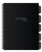 Kołozeszyt Strigo Pads Project Book A4 kratka Basic - Szary