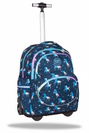 Coolpack, Plecak młodzieżowy na kółkach Starr - Blue Unicorn (F035670)