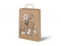 Torebka Wielkanoc beżowy papier z uchem 22x28x10cm