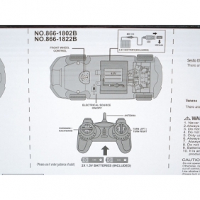 Samochód Adar :18 R/C Lamborghini, 4 funkcje, ładowarka USB (528284)