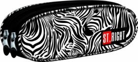 Piórnik saszetka dwukomorowa Zebra