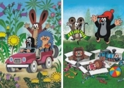 Puzzle 2x48 Krecik i przyjaciele DINO