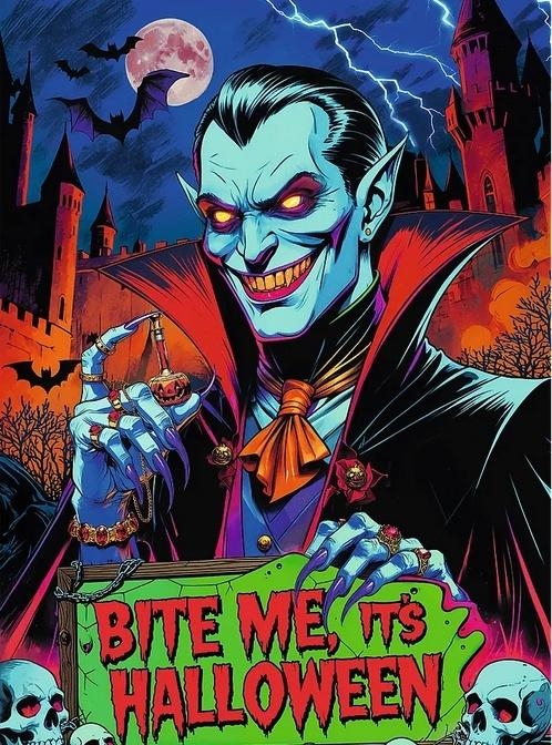 <img src='https://webimage.pl/pics/285/1/d5900511121285.jpg' style='height:440px' /> Puzzle 1000 Hall of Horror Wampir