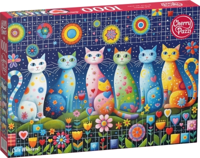 <img src='https://webimage.pl/pics/285/1/d5903728731285.jpg' style='height:440px' /> Puzzle 1000 CherryPazzi Cute Whiskers 31285