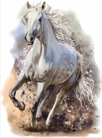 <img src='https://webimage.pl/pics/285/4/d5902444094285.jpg' style='height:440px' /> Diamentowa mozaika Biały koń NO-1009428