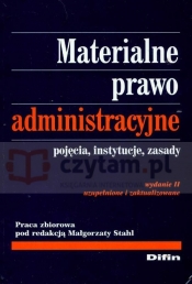 Materialne prawo administracyjne - <br />