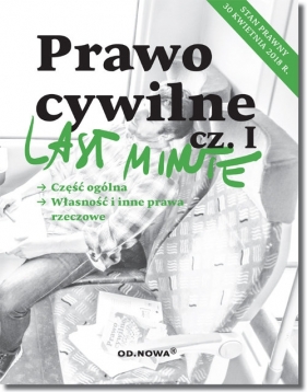 Last Minute Prawo Cywilne cz.1 wyd. 2018 - Praca zbiorowa