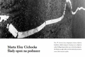 Ślady opon na poduszce