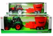 Traktor z maszyną