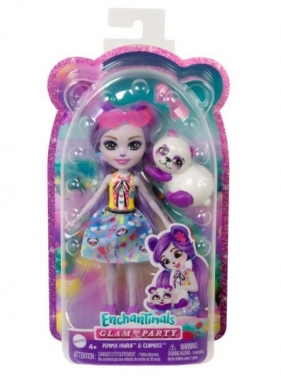 Lalka i figurka Enchantimals Fioletowa panda (HNT58)