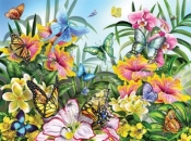 Puzzle 1000 Ogród pełen kolorów,Lori Schory