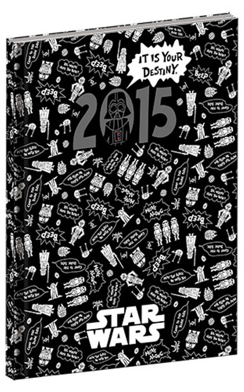 Star Wars Młodzieżowy kalendarz książkowy na 2015