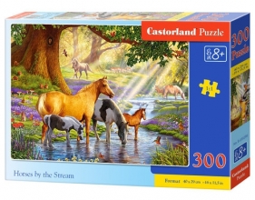 Puzzle Horses by the Stream 300 (B-030286)