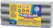 Plastelina Astra, 1kg popielata (303111023) (OUTLET - USZKODZENIE)